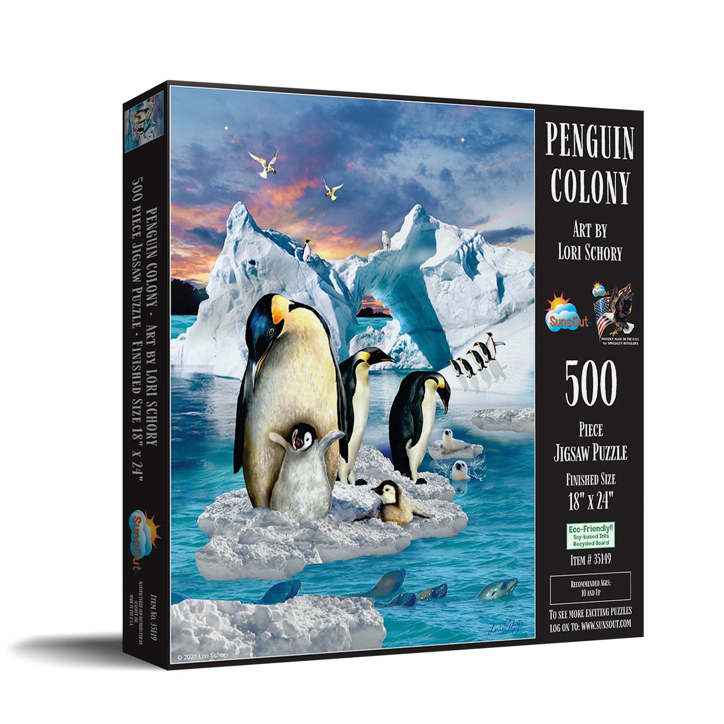 Penguin Colony 500 pc  Jigsaw Puzzle 35149