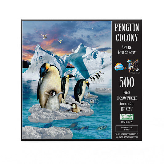 Penguin Colony 500 pc  Jigsaw Puzzle 35149