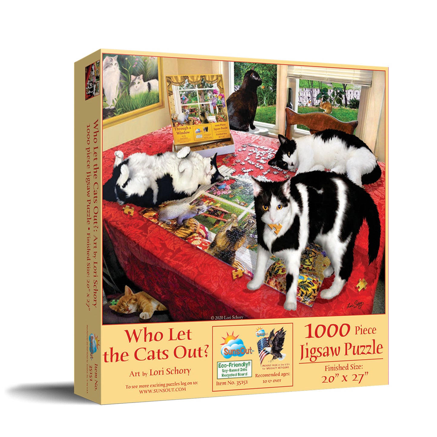 Who let the Cats Out 1000 pc  Jigsaw Puzzle 35151