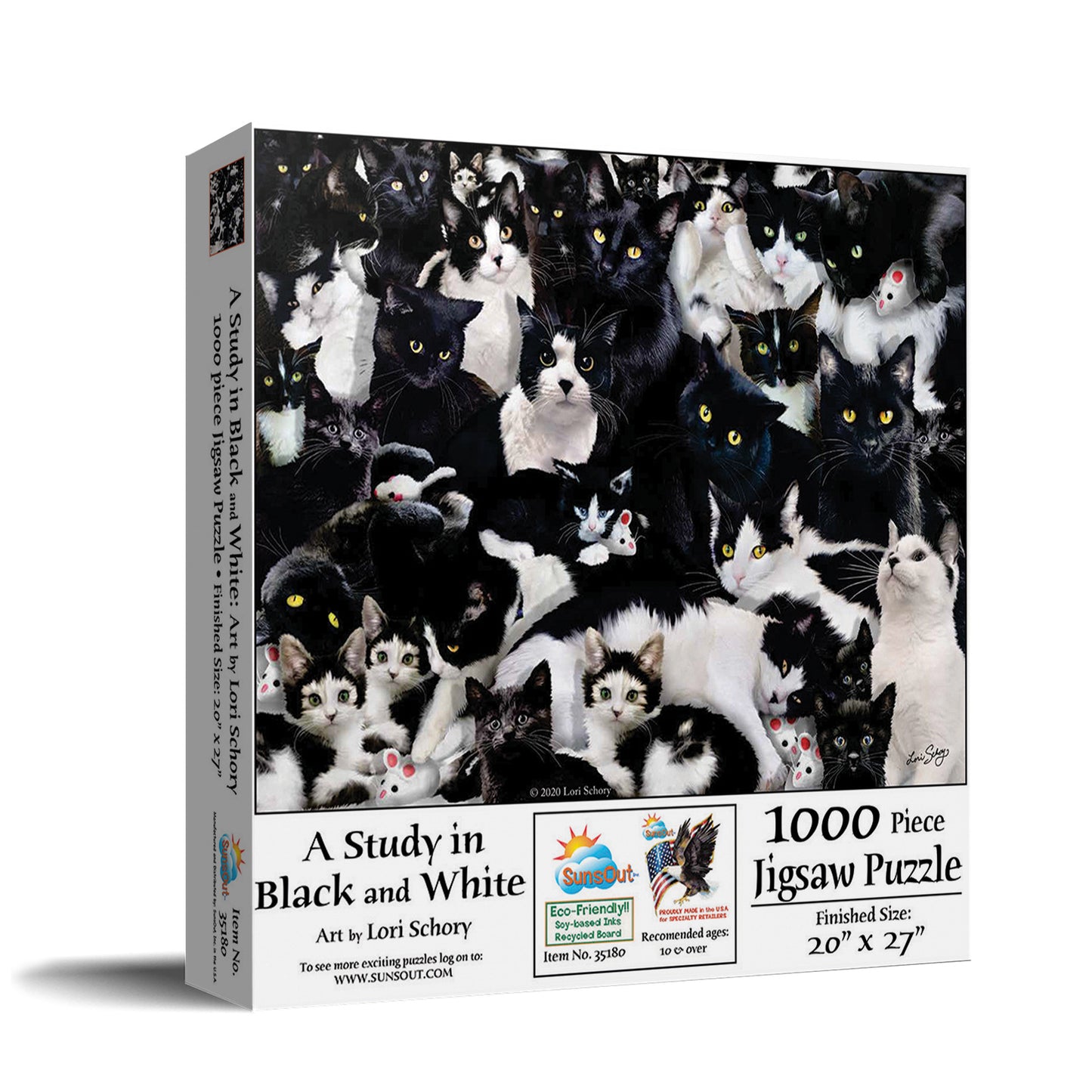 Study in Black and White 1000 pc  Jigsaw Puzzle 35180