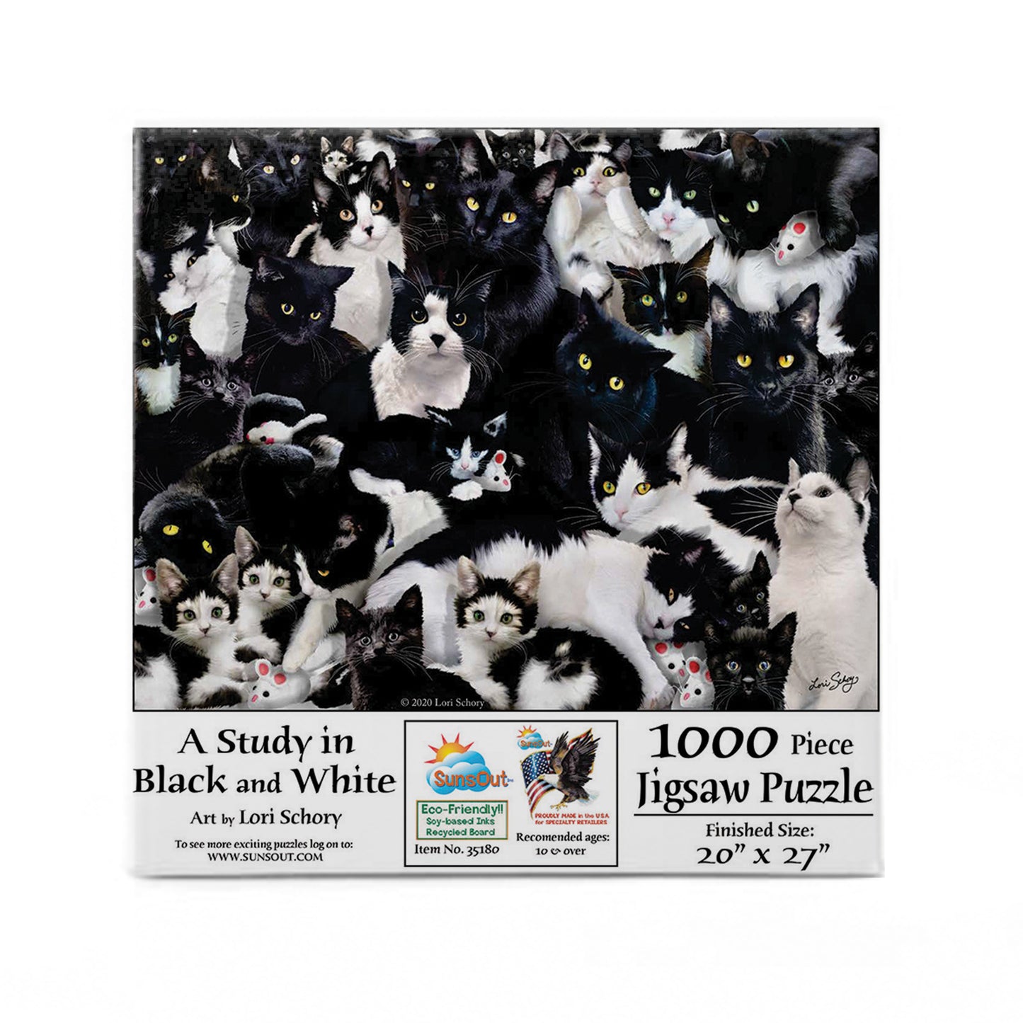 Study in Black and White 1000 pc  Jigsaw Puzzle 35180