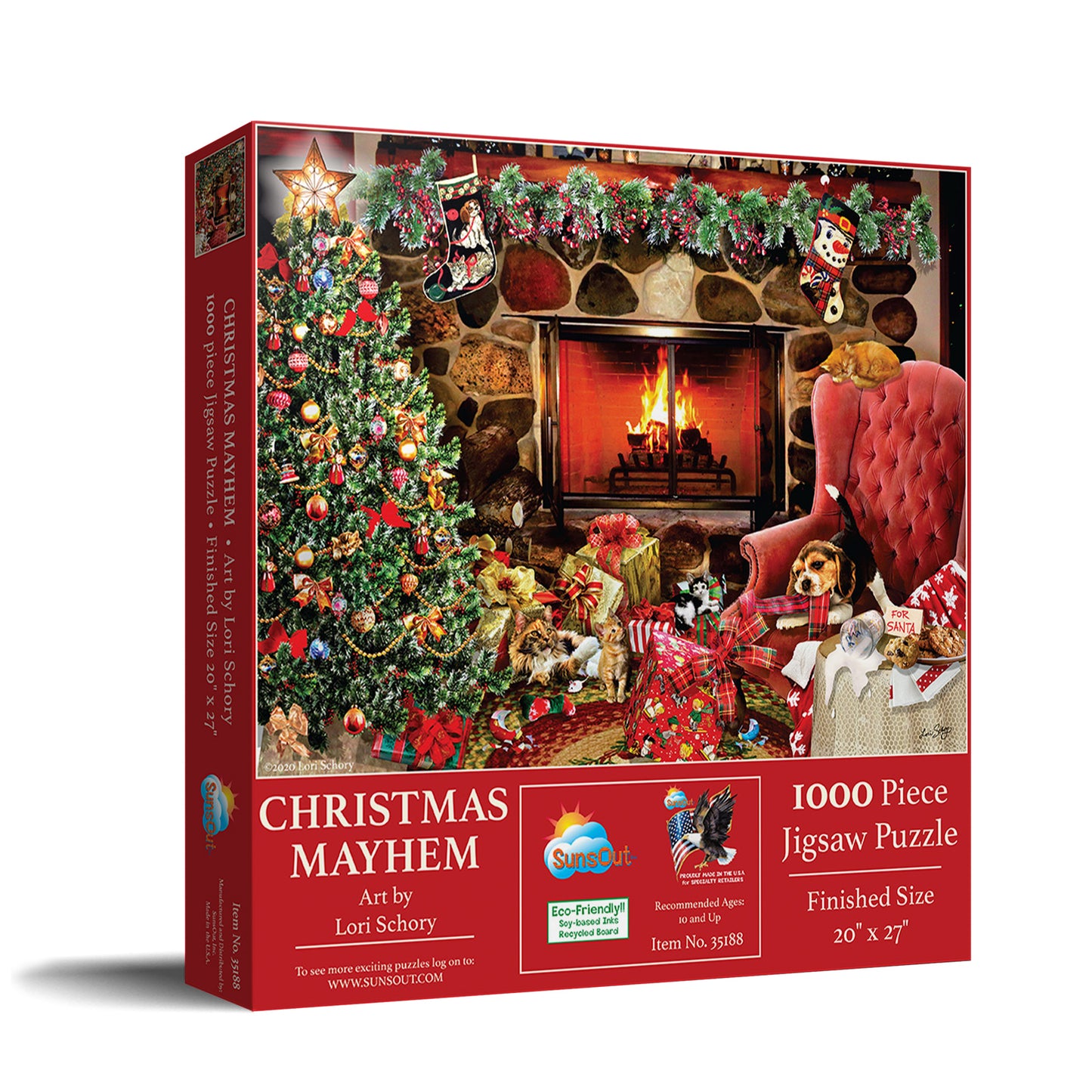 Christmas Mayhem 1000 pc  Jigsaw Puzzle 35188