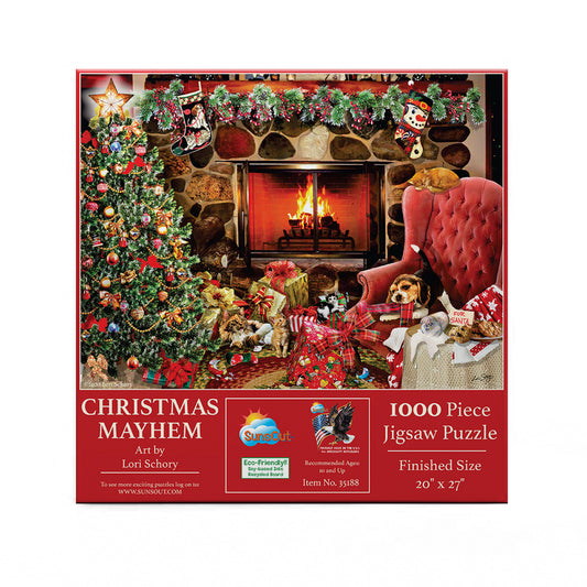 Christmas Mayhem 1000 pc  Jigsaw Puzzle 35188