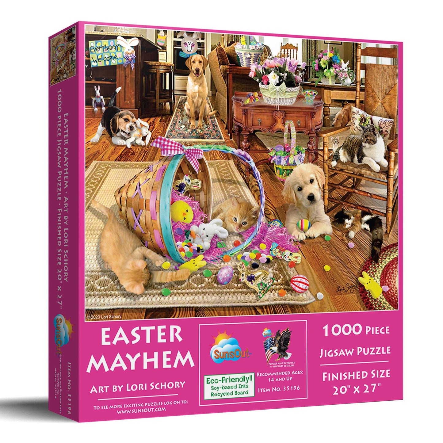Easter Mayhem 1000 pc  Jigsaw Puzzle 35196