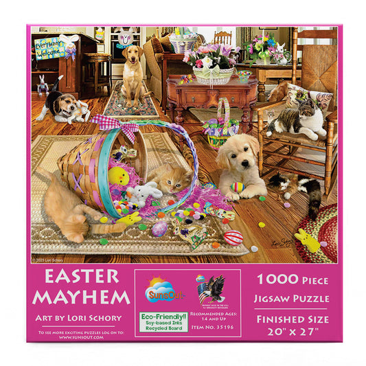 Easter Mayhem 1000 pc  Jigsaw Puzzle 35196