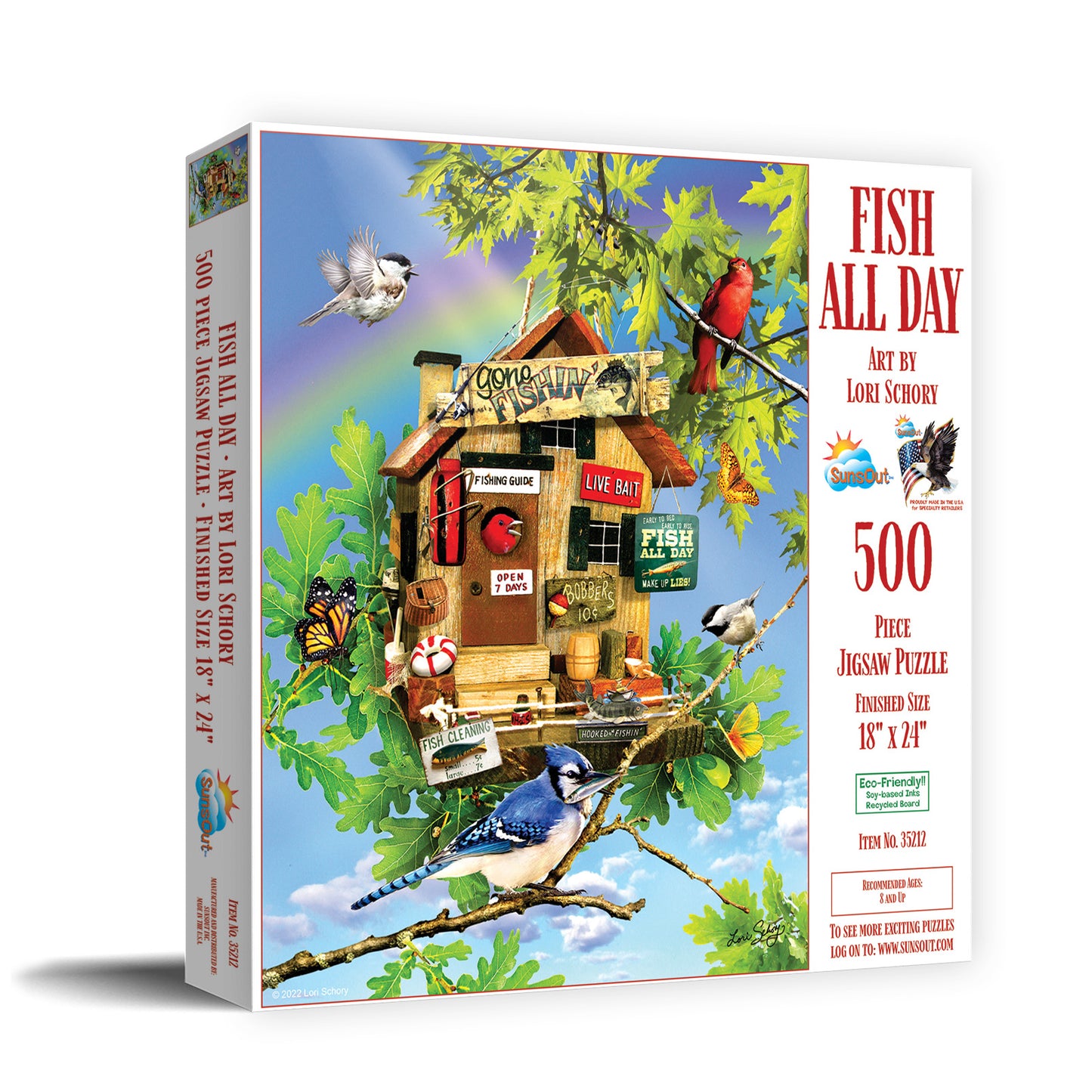 Fish All Day 500 pc  Jigsaw Puzzle 35212