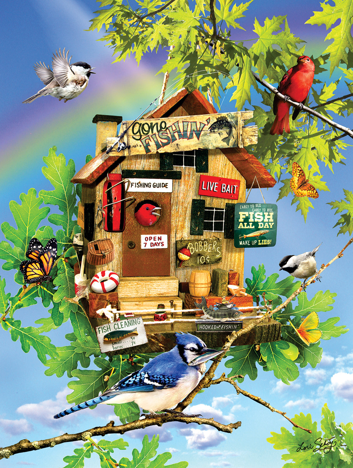 Fish All Day 500 pc  Jigsaw Puzzle 35212