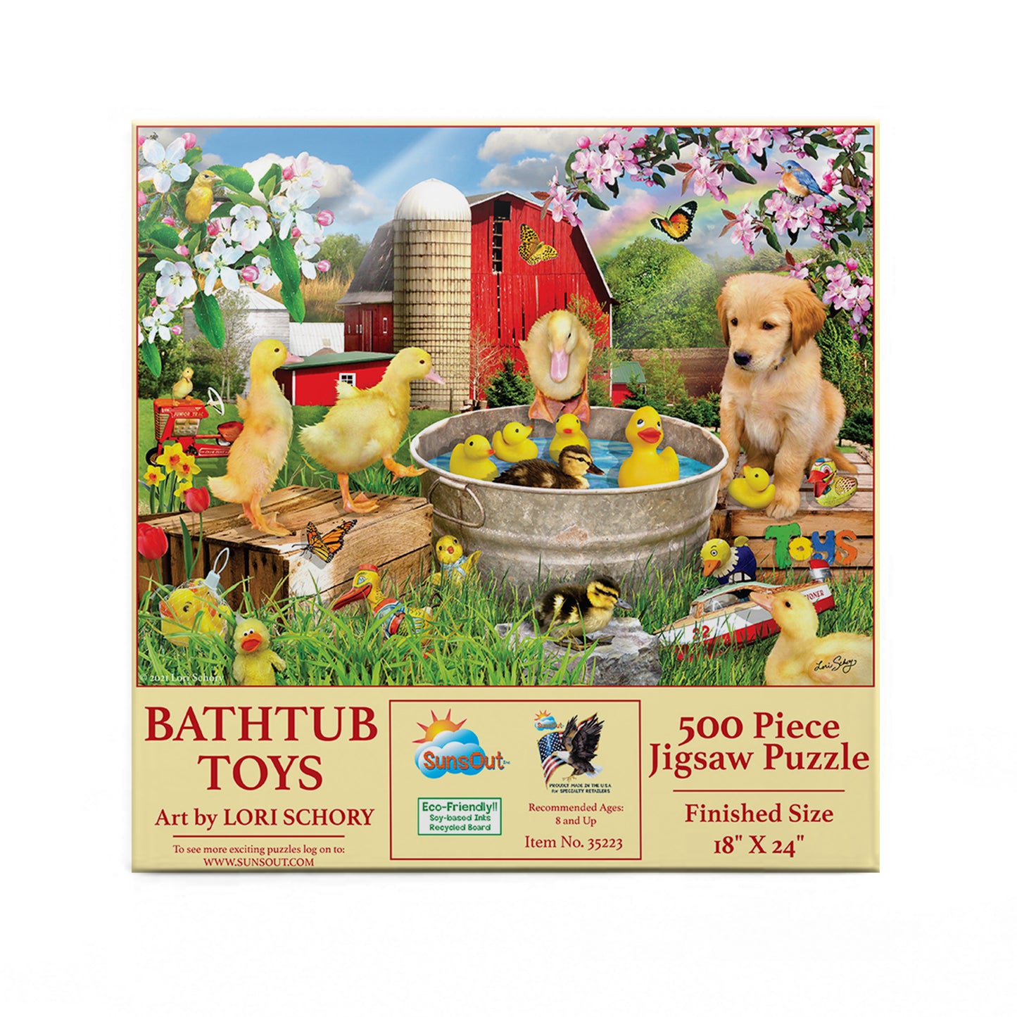 Bathtub toys 500 pc  Jigsaw Puzzle 35223