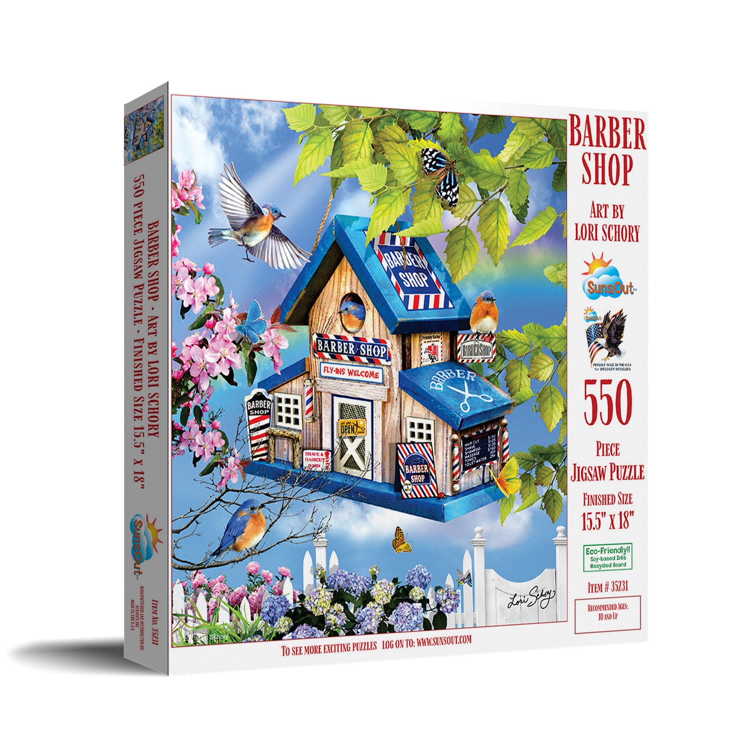 Barber Shop 550 pc  Jigsaw Puzzle 35231