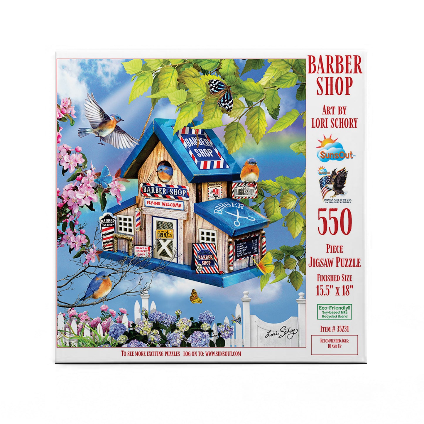 Barber Shop 550 pc  Jigsaw Puzzle 35231