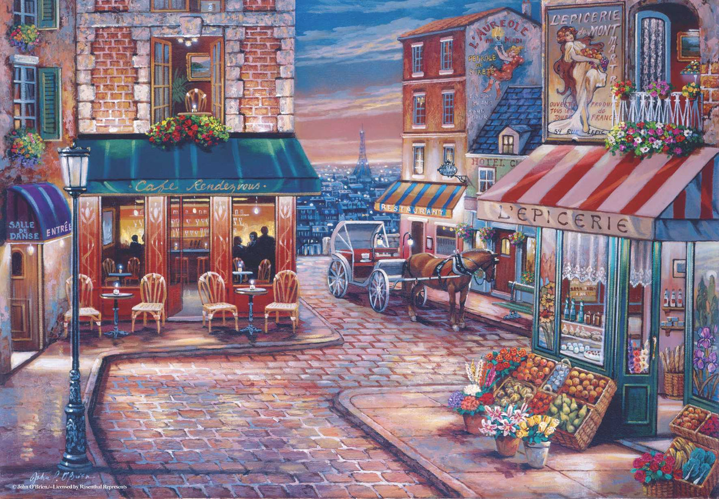 Cafe Rendezvous 500 pc  Jigsaw Puzzle 3523