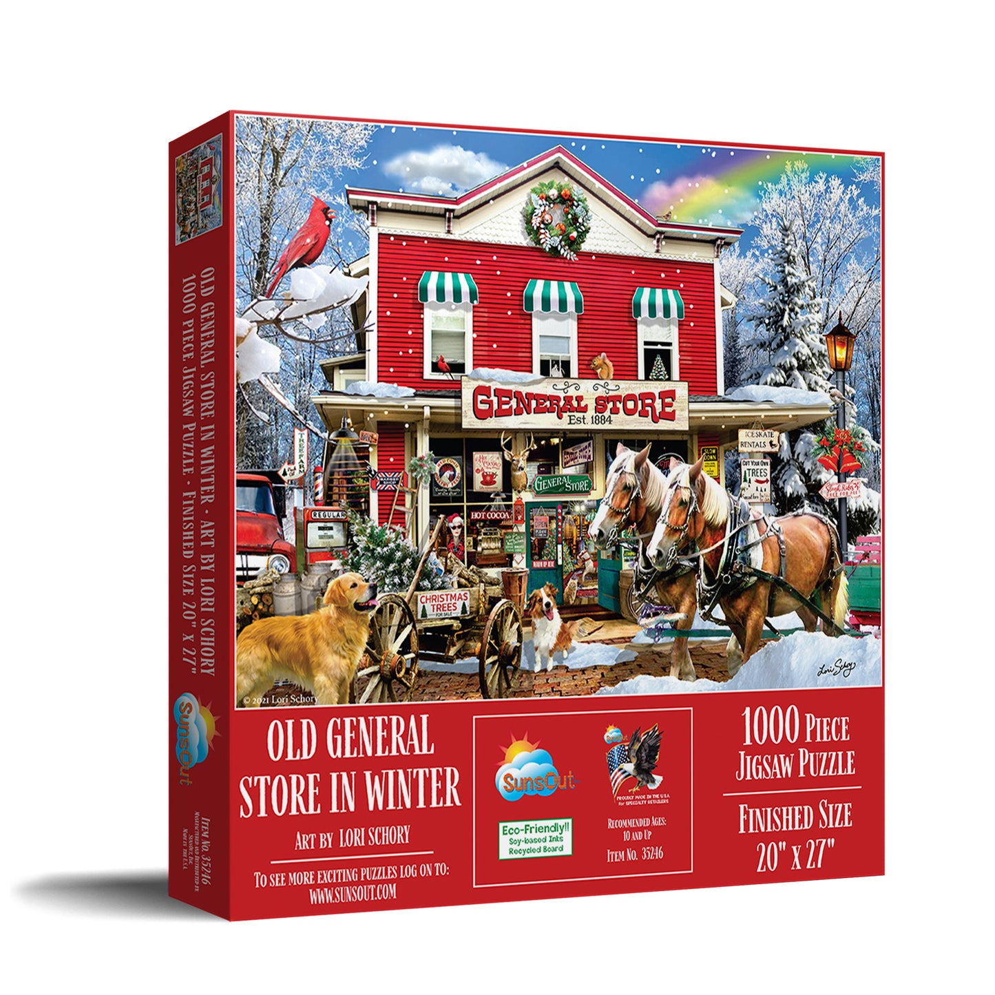 Old General Store Winter 1000 pc  Jigsaw Puzzle 35246