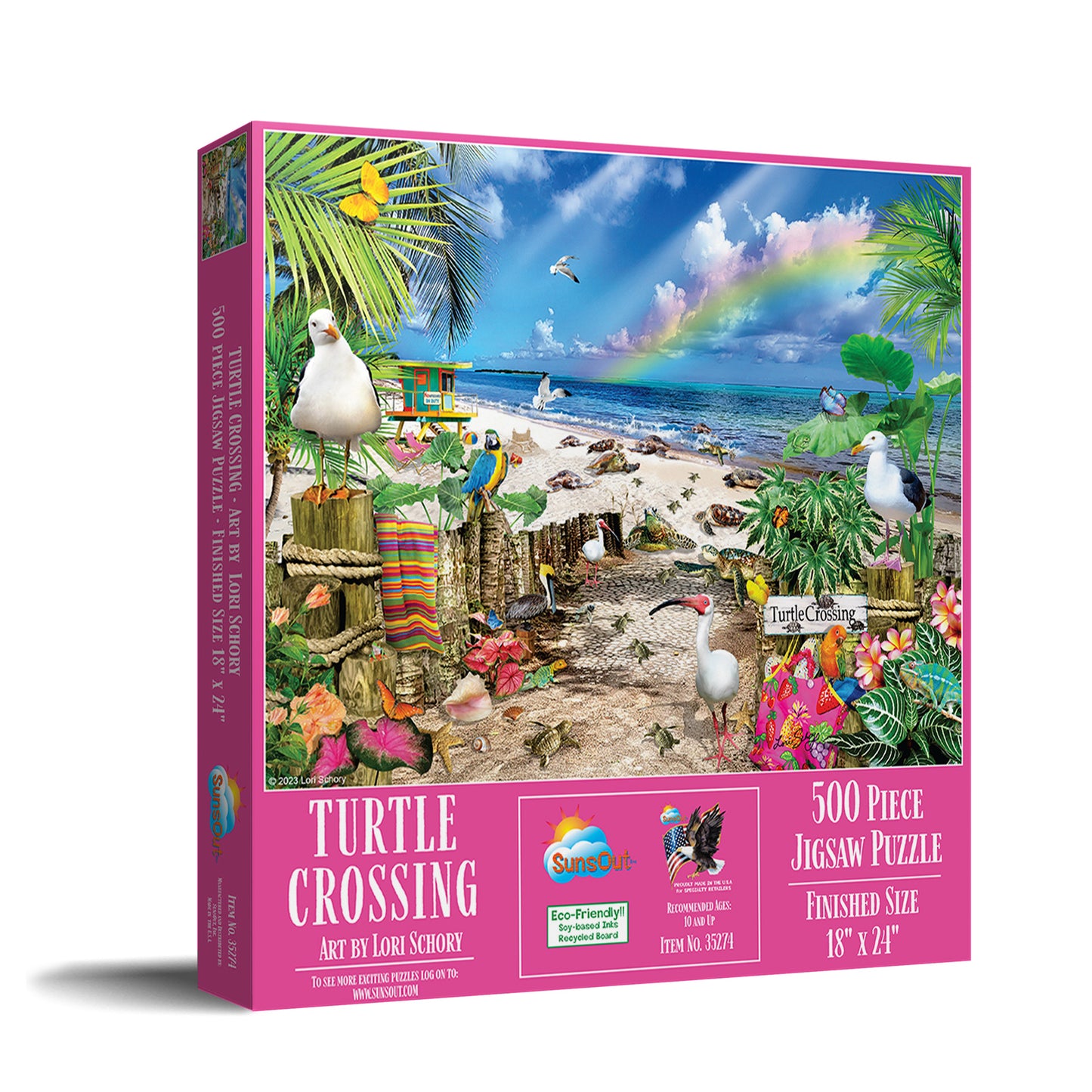 Turtle Crossing 500 pc  Jigsaw Puzzle 35274