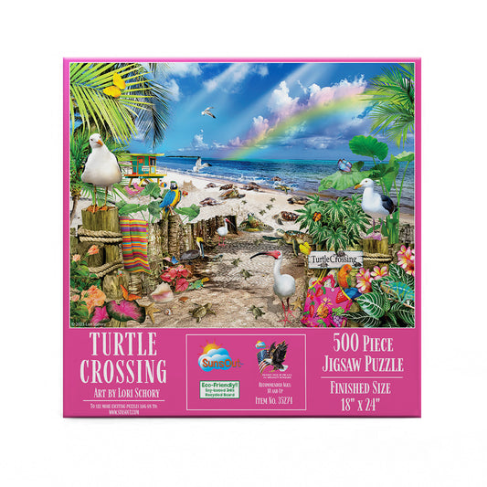 Turtle Crossing 500 pc  Jigsaw Puzzle 35274