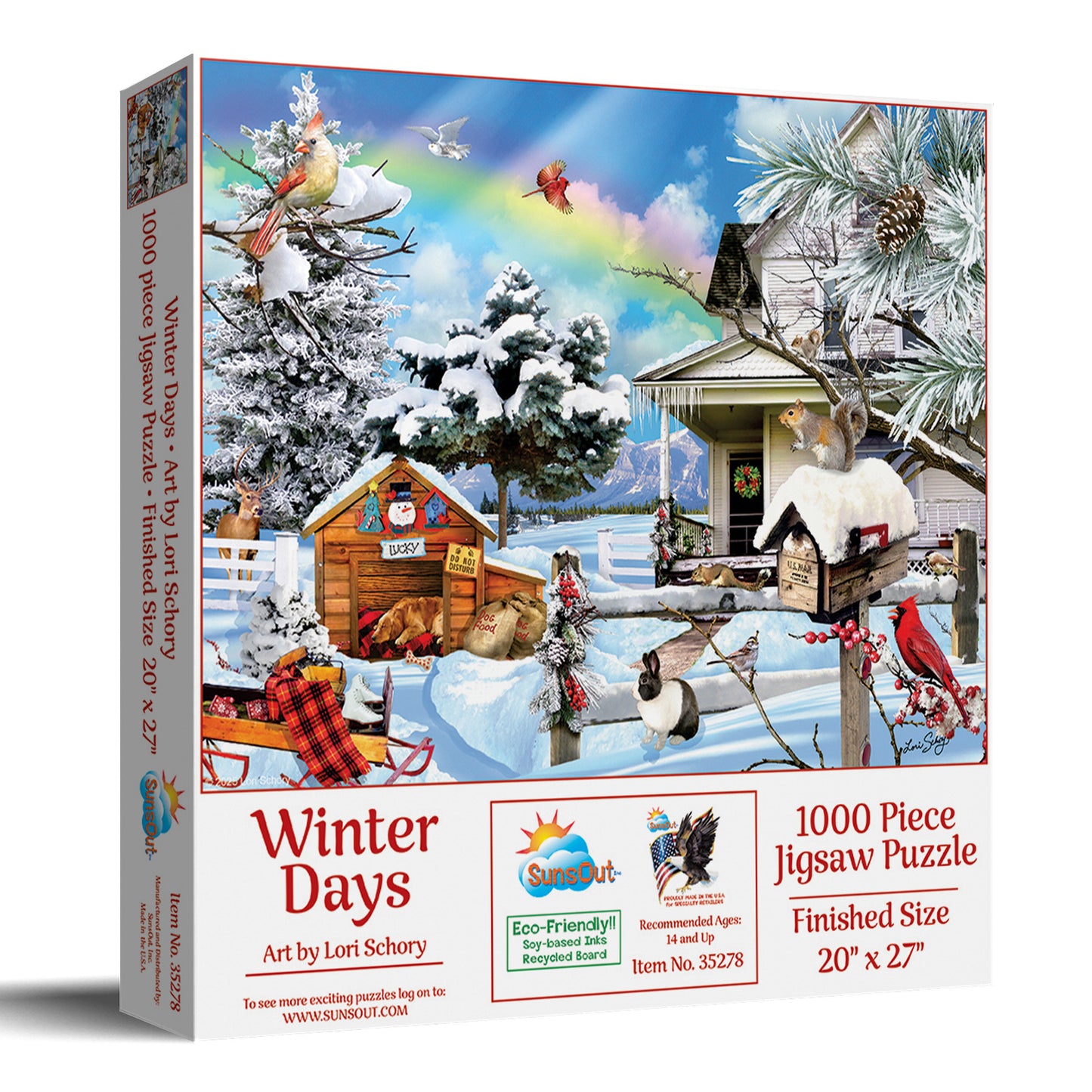 Winter Days 1000 pc  Jigsaw Puzzle 35278