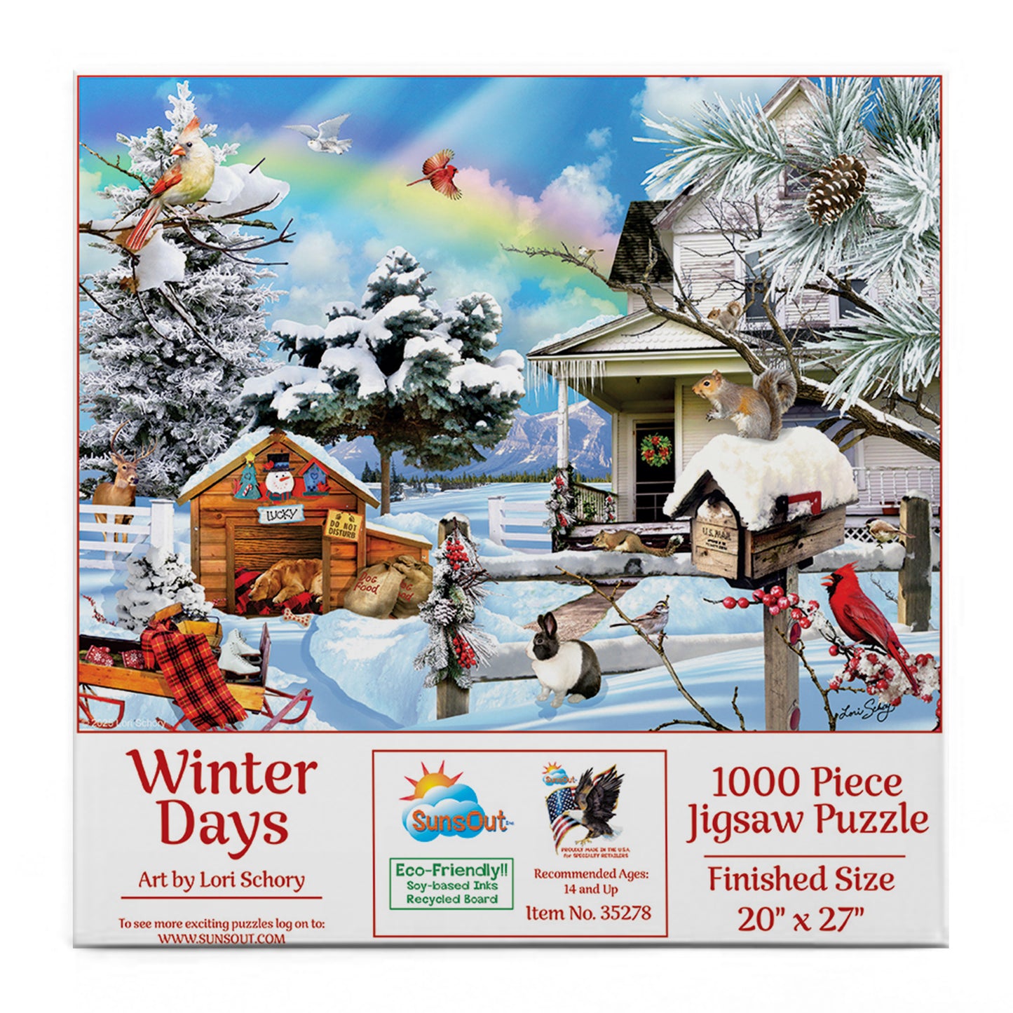 Winter Days 1000 pc  Jigsaw Puzzle 35278