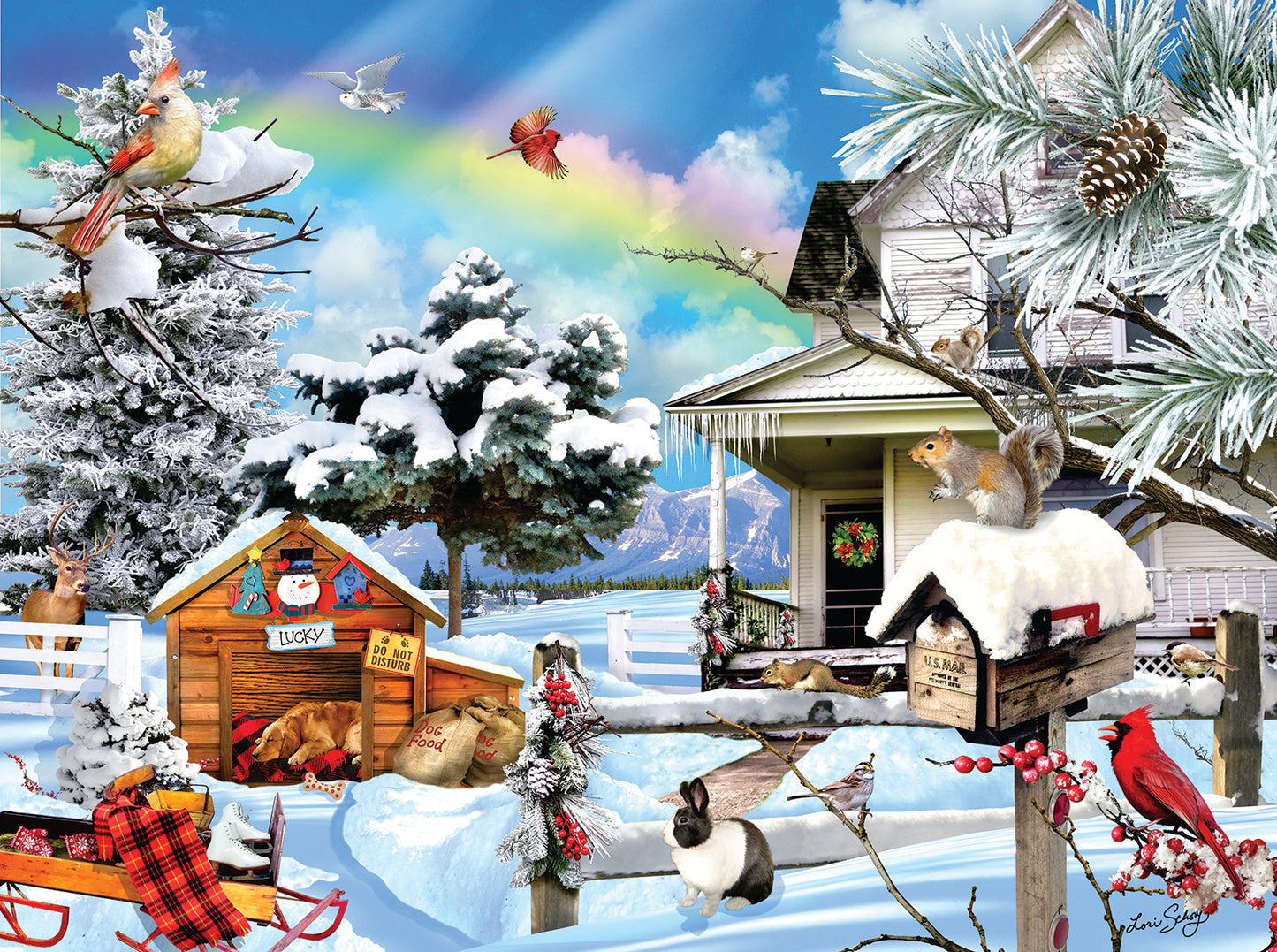 Winter Days 1000 pc  Jigsaw Puzzle 35278