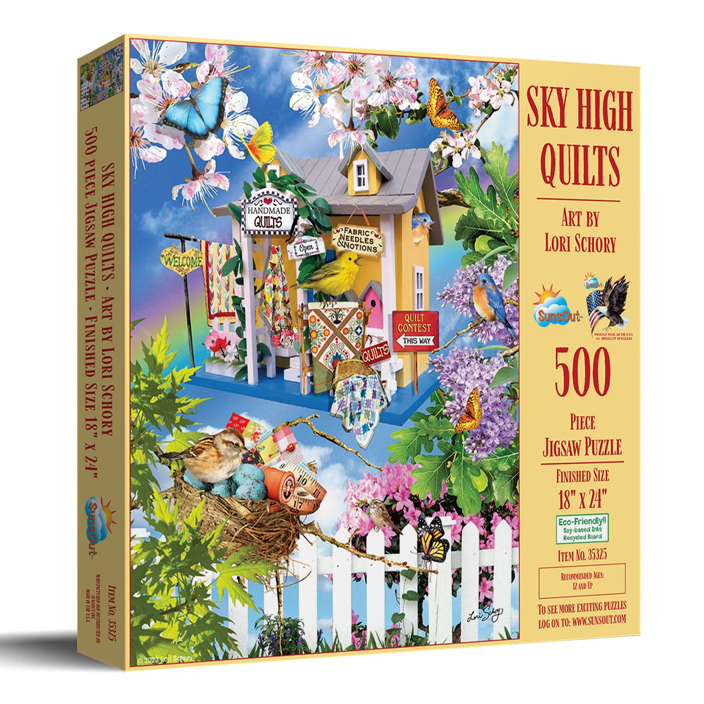 Sky High Quilts 500 pc  Jigsaw Puzzle 35325