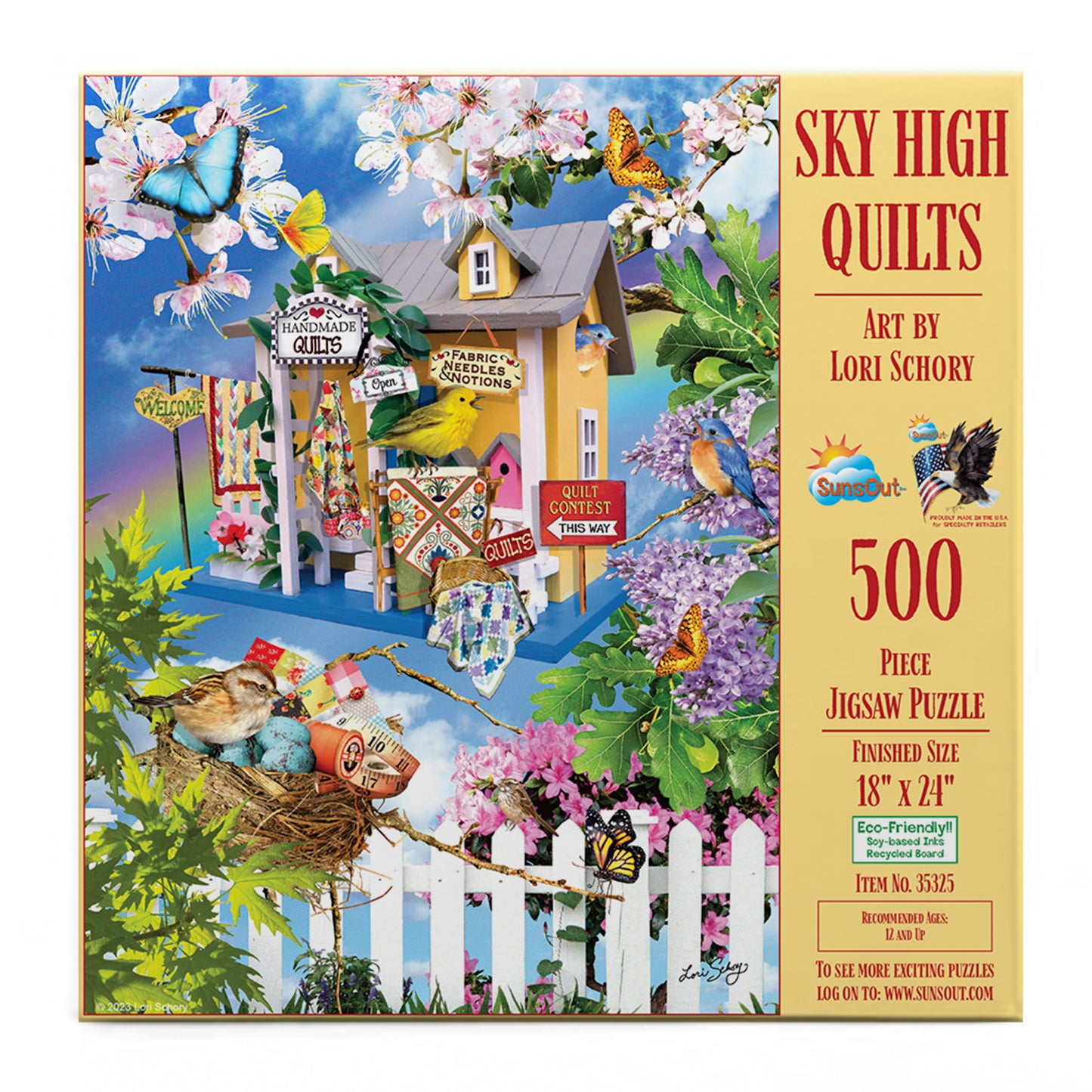 Sky High Quilts 500 pc  Jigsaw Puzzle 35325
