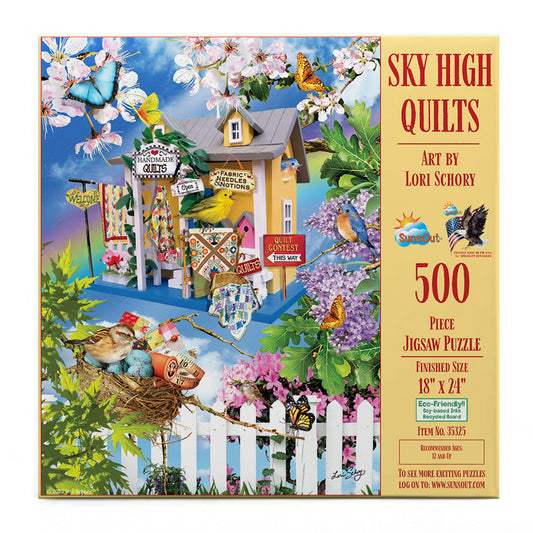 Sky High Quilts 500 pc  Jigsaw Puzzle 35325