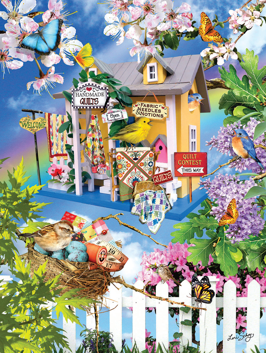 Sky High Quilts 500 pc  Jigsaw Puzzle 35325