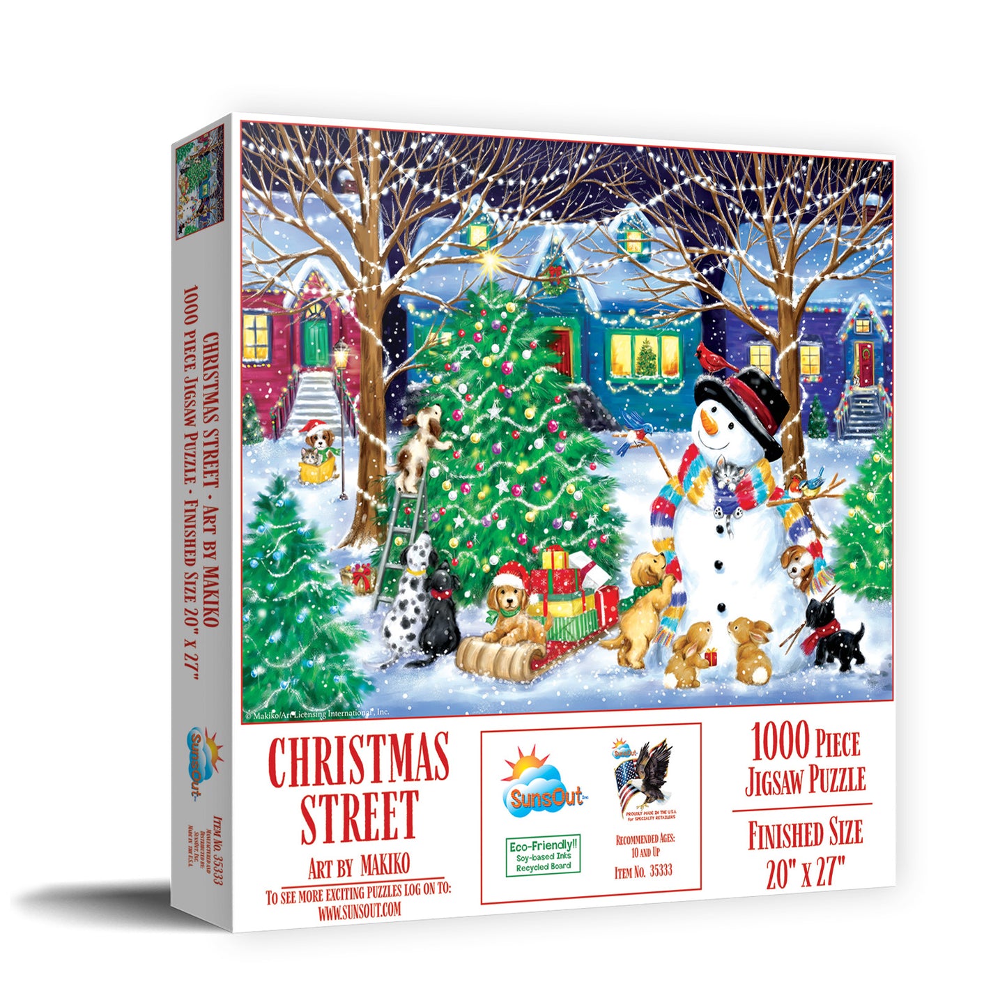 Christmas Street 1000 pc  Jigsaw Puzzle 35333