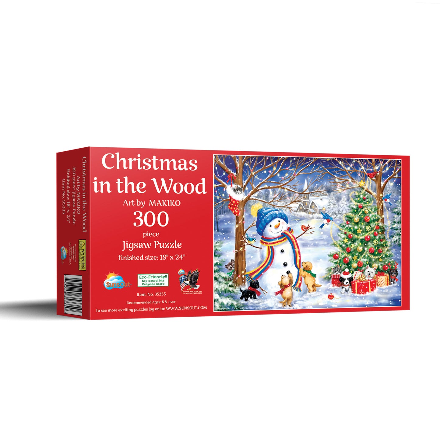 Christmas in the Wood 300 pc  Jigsaw Puzzle 35335