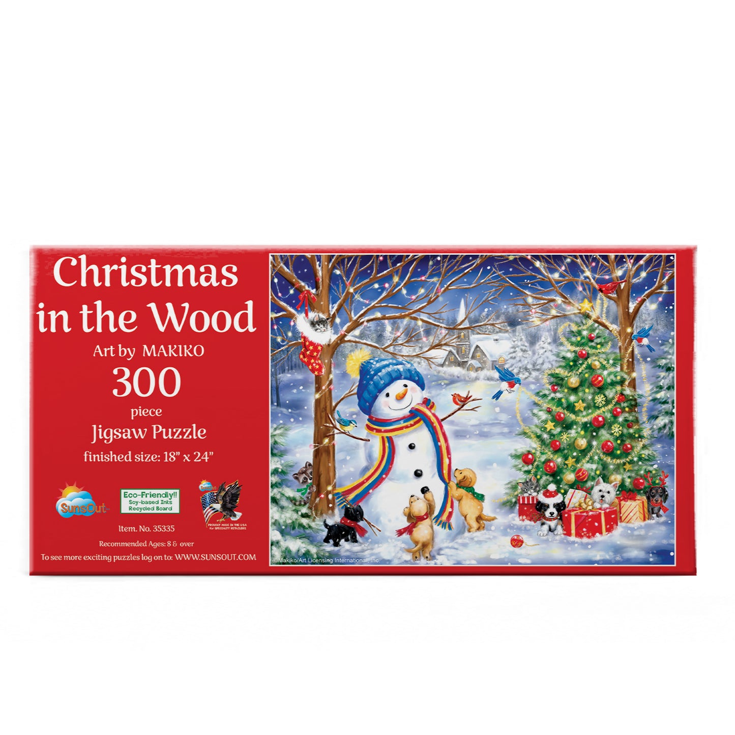 Christmas in the Wood 300 pc  Jigsaw Puzzle 35335