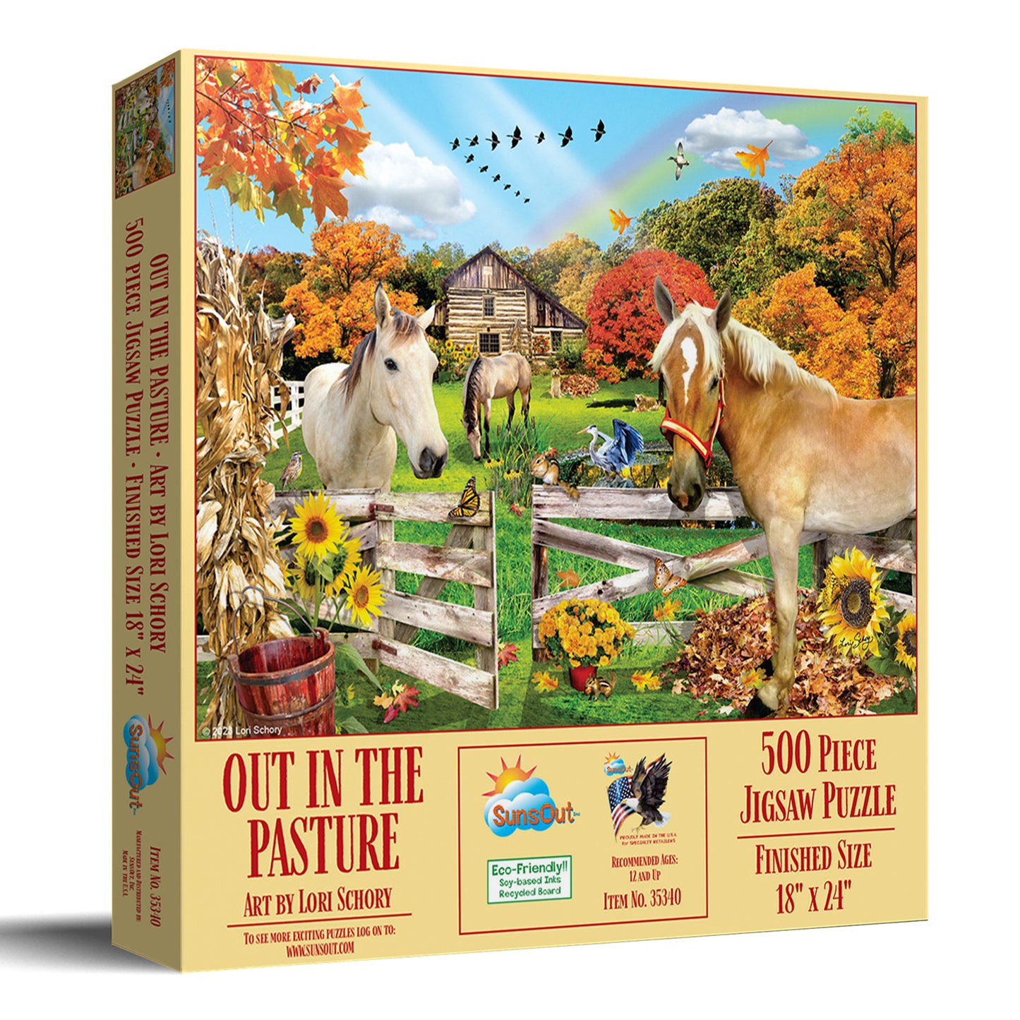 Out in the Pasture 500 pc  Jigsaw Puzzle 35340