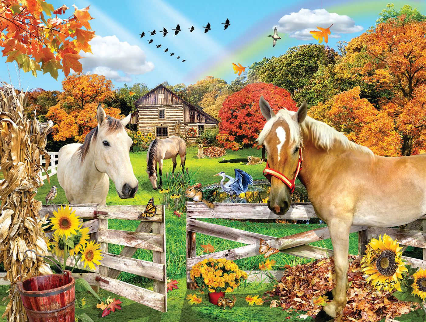 Out in the Pasture 500 pc  Jigsaw Puzzle 35340