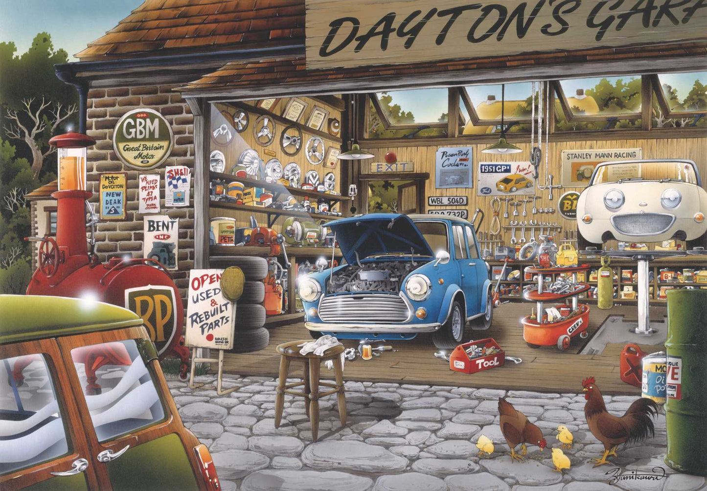 Dayton's Garage 500 pc  Jigsaw Puzzle 3571