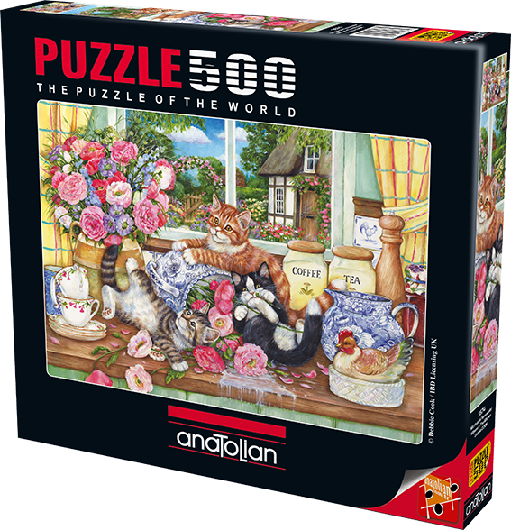 Kittens in the Kitchen 500 pc  Jigsaw Puzzle 3574