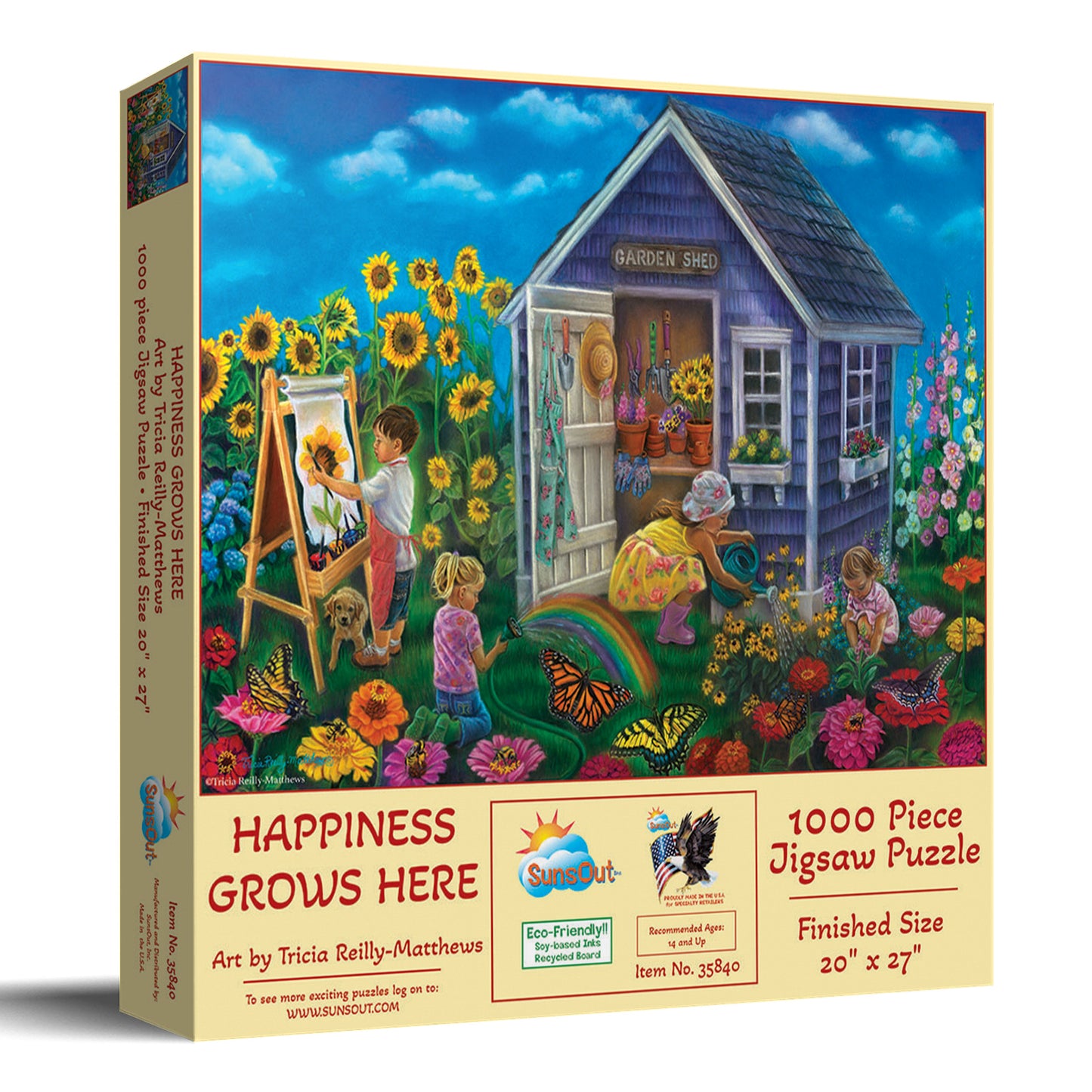 Happiness Grows Here 1000 pc  Jigsaw Puzzle 35840