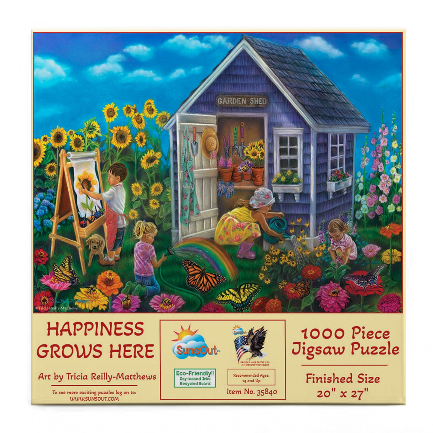 Happiness Grows Here 1000 pc  Jigsaw Puzzle 35840