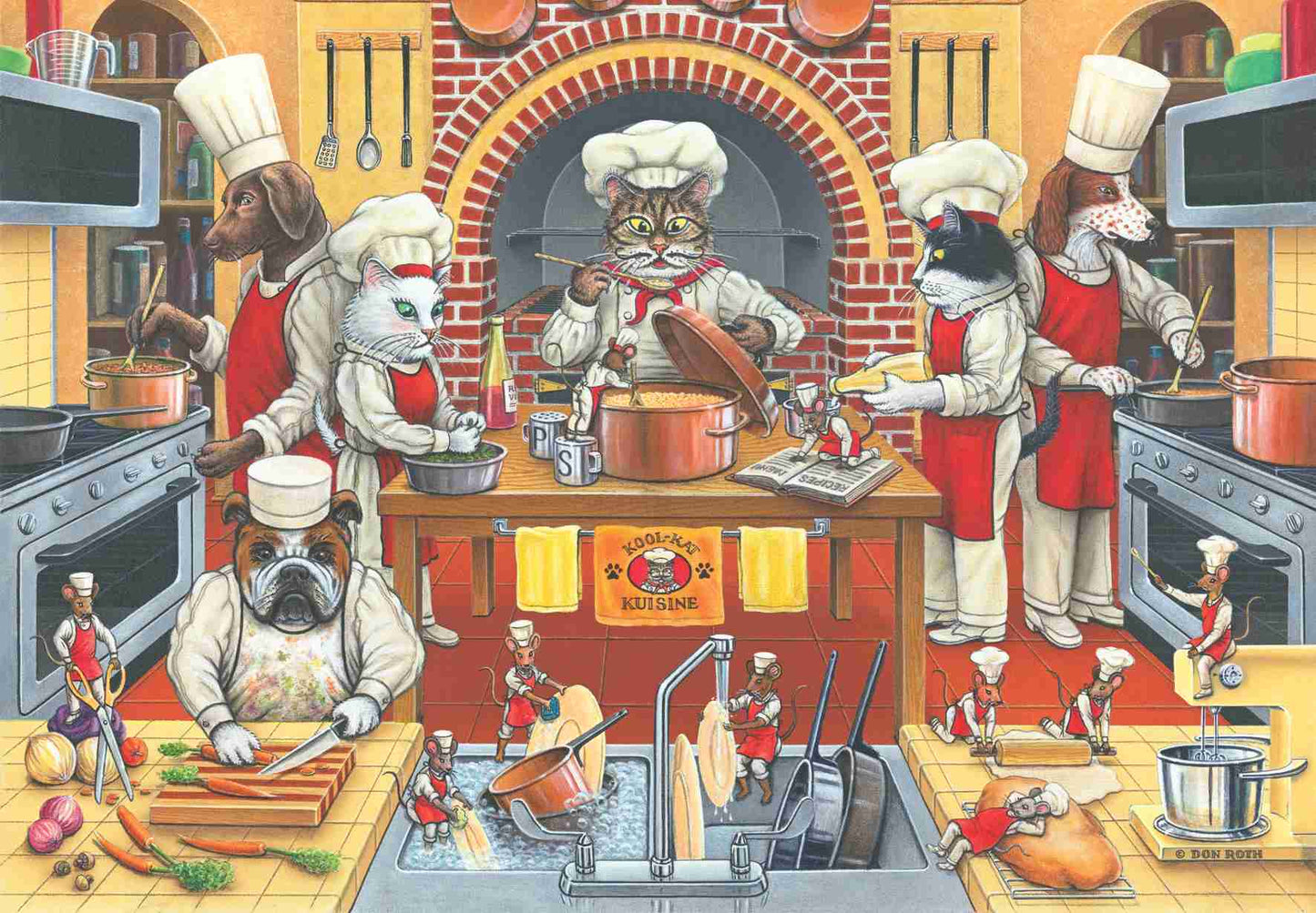 Kool Kat Kuisine 500 pc  Jigsaw Puzzle 3586