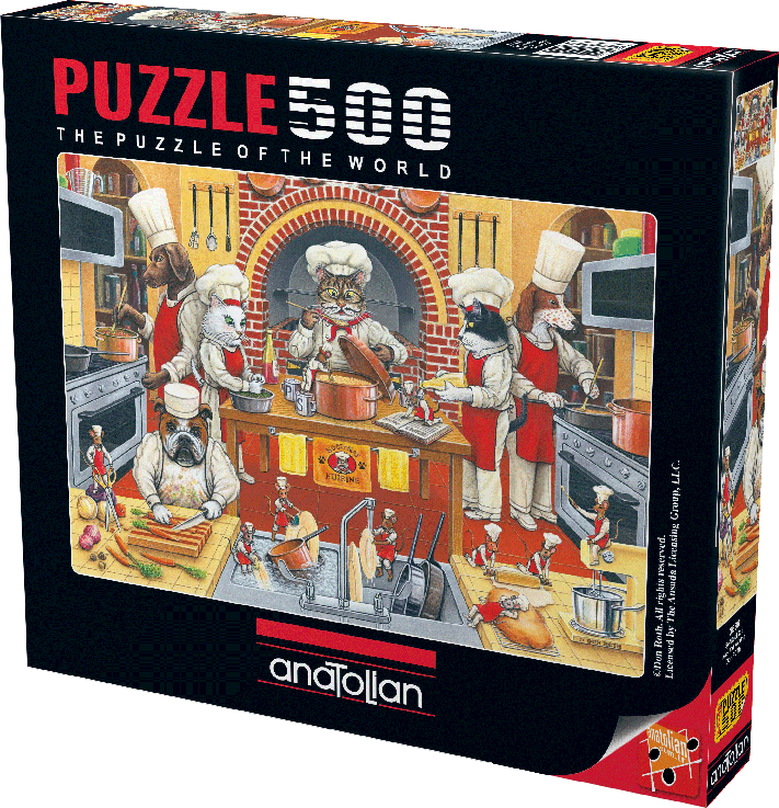 Kool Kat Kuisine 500 pc  Jigsaw Puzzle 3586