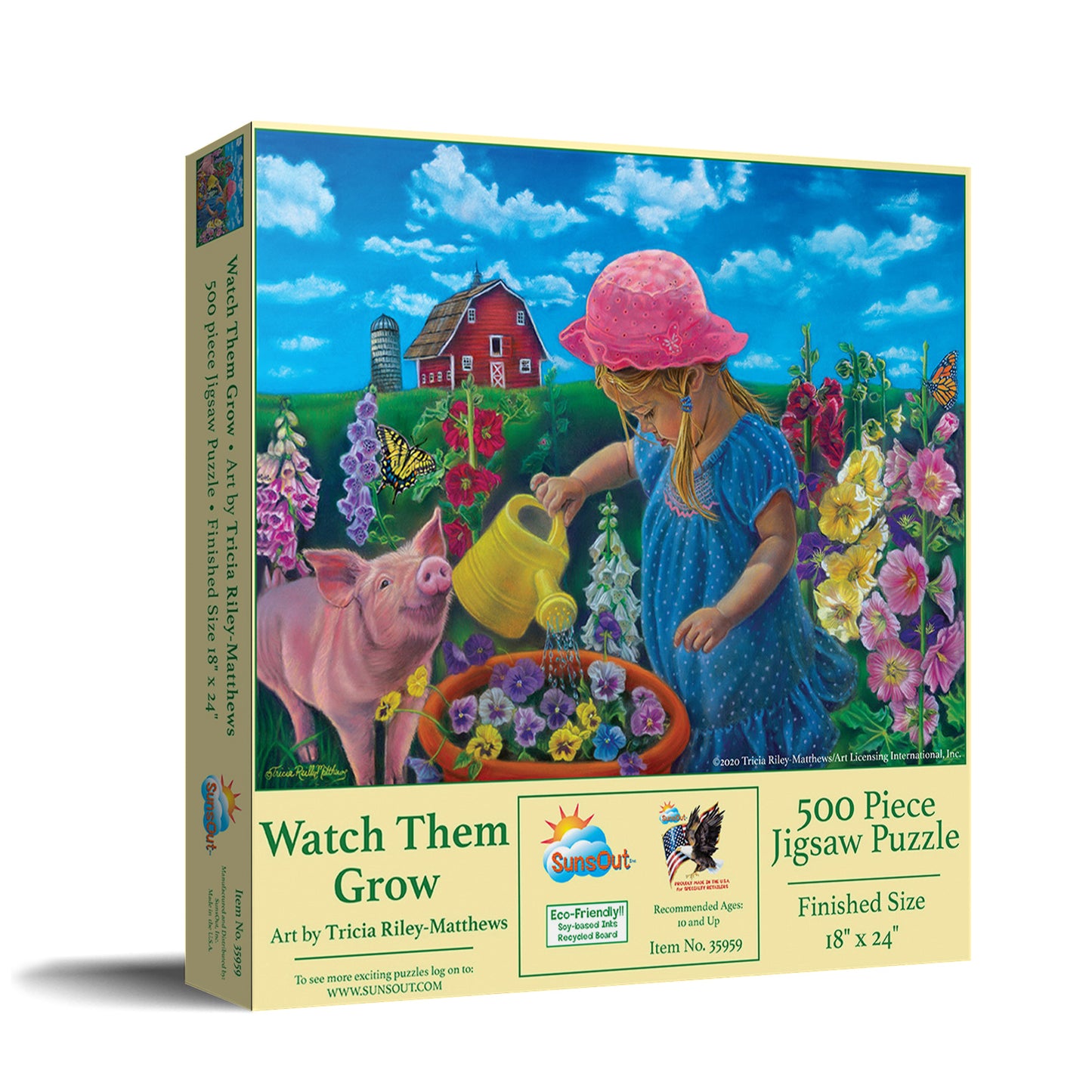 Watch Them Grow 500 pc  Jigsaw Puzzle 35959
