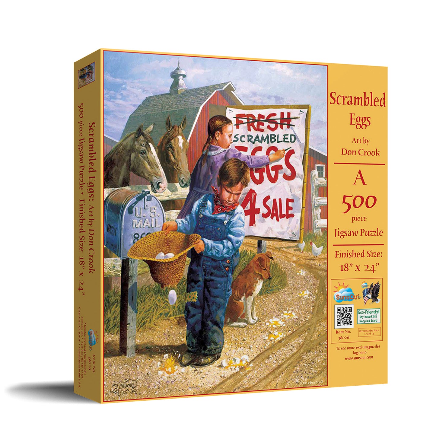 Scrambled Eggs 500 pc  Jigsaw Puzzle 36026