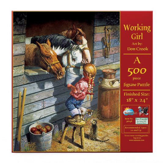 Working Girl 500 pc  Jigsaw Puzzle 36048