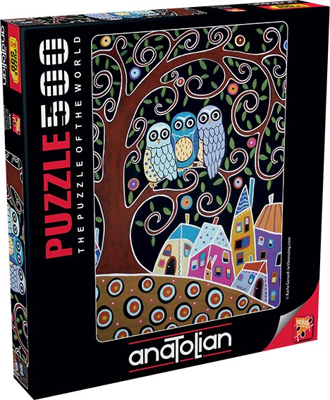 Three Owls 500 pc  Jigsaw Puzzle 3605