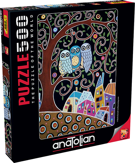 Three Owls 500 pc  Jigsaw Puzzle 3605