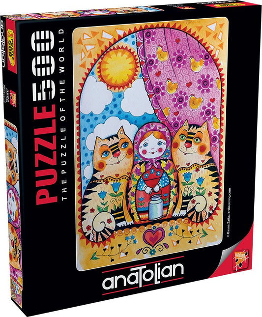 Matryoshka 500 pc  Jigsaw Puzzle 3606