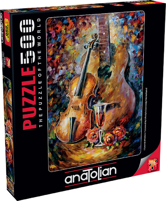 Guitar and Violin 500 pc  Jigsaw Puzzle 3620