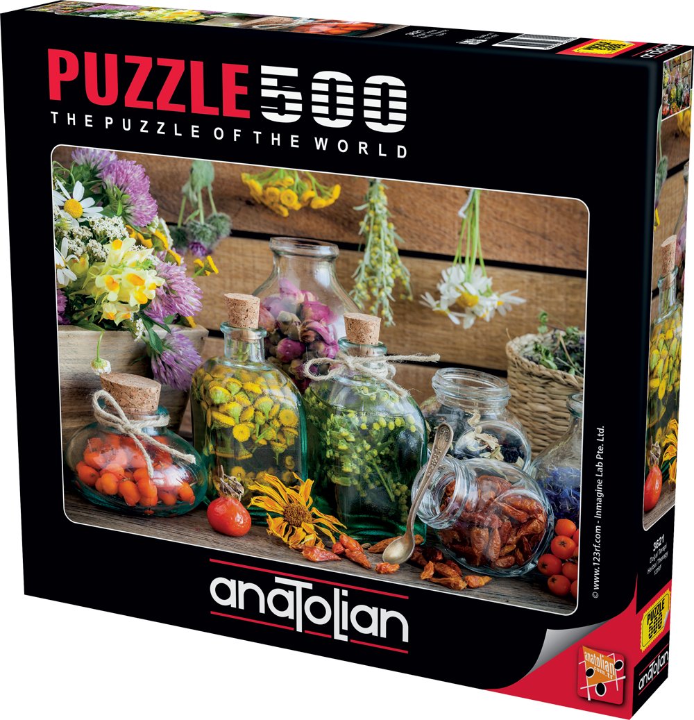 Herbal Therapy 500 pc  Jigsaw Puzzle 3621