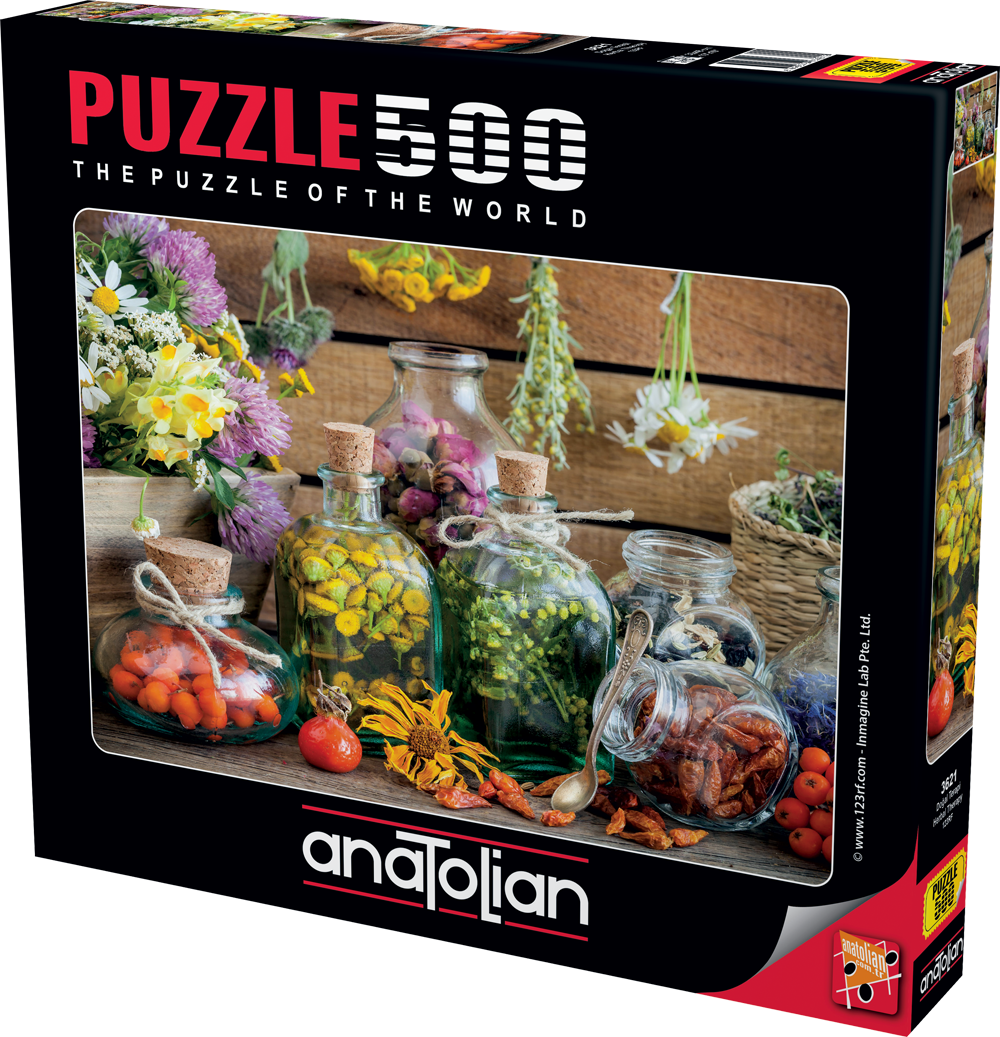 Herbal Therapy 500 pc  Jigsaw Puzzle 3621