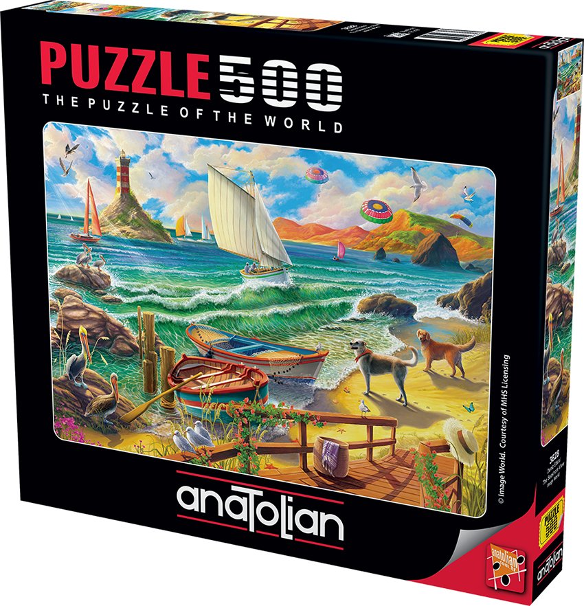 The Seashore View 500 pc  Jigsaw Puzzle 3628