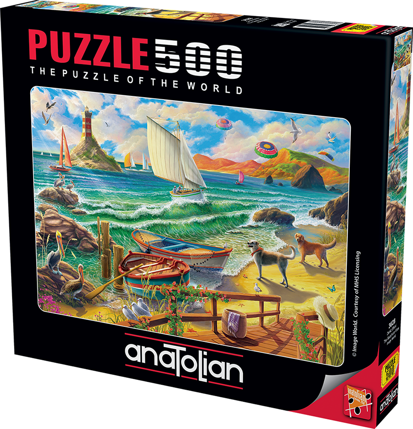 The Seashore View 500 pc  Jigsaw Puzzle 3628