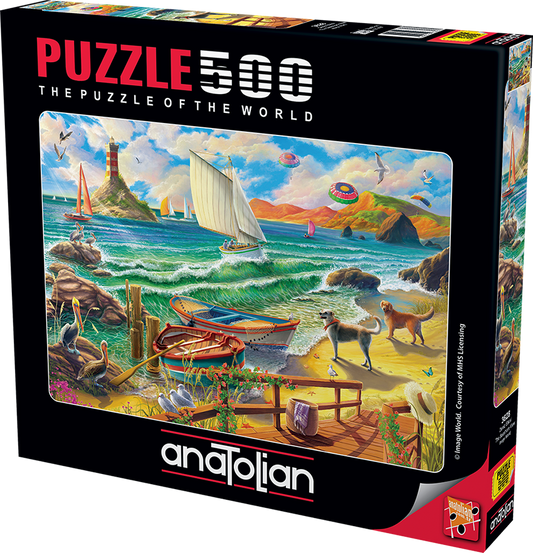 The Seashore View 500 pc  Jigsaw Puzzle 3628
