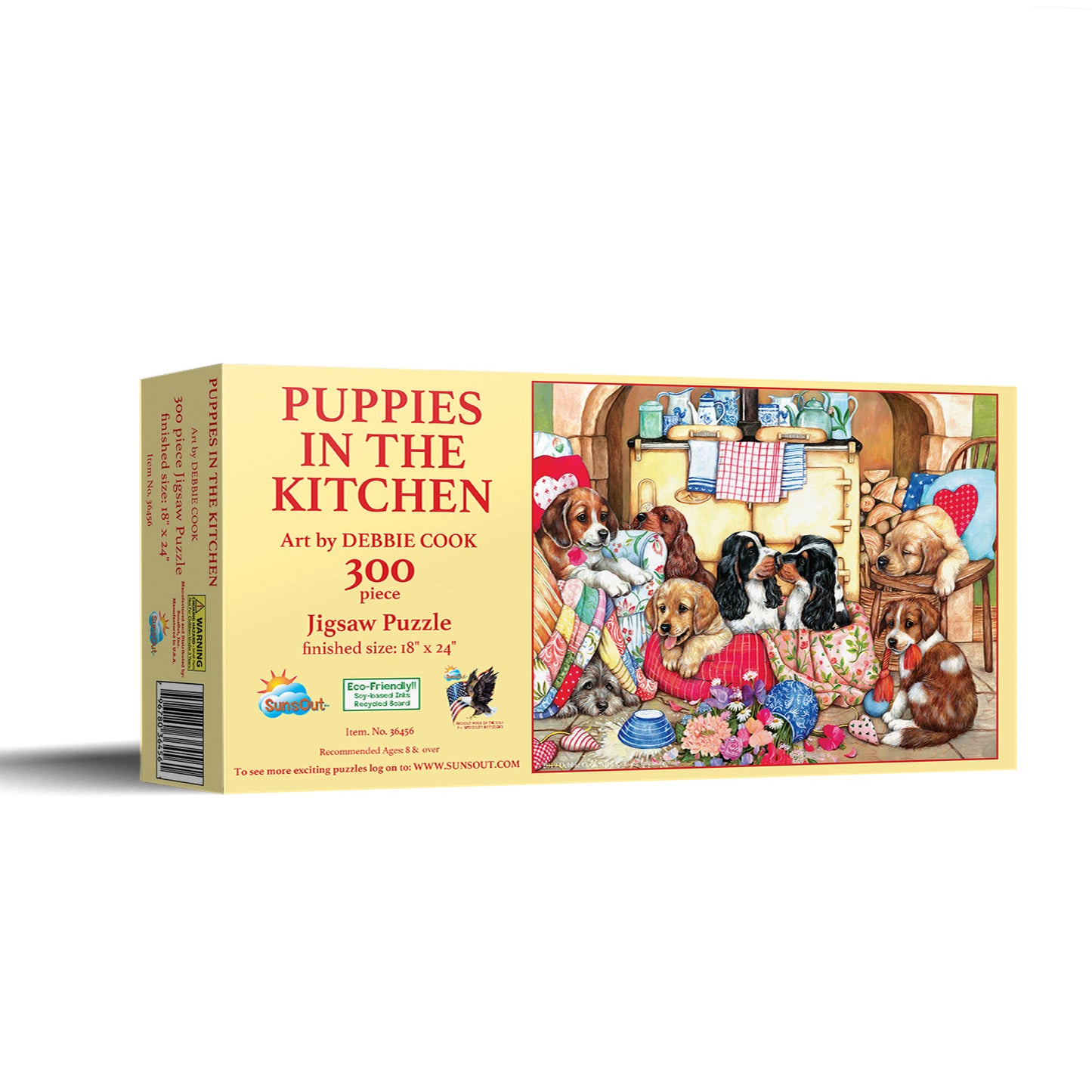 Puppies in the Kitchen 300 pc  Jigsaw Puzzle 36456