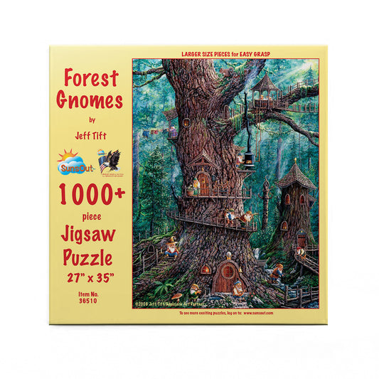 Forest Gnomes 1000 pc Large Pieces Jigsaw Puzzle 36510